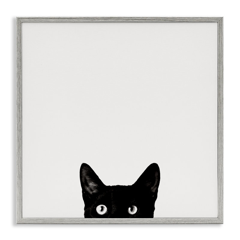 Minimal monochrome noir furtivement par Jon Bertelli, photographie, H 24 po x l 24 po, Estampe numérique Farmhouse