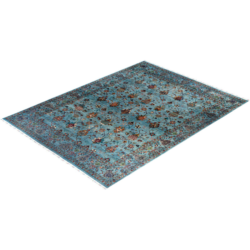 Tribal One-of-a-Kind Rectangle 9' X 11'10" Hand Knotted Area Rug