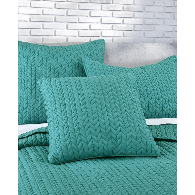 Coussin Cabo, Turquoise, Carré