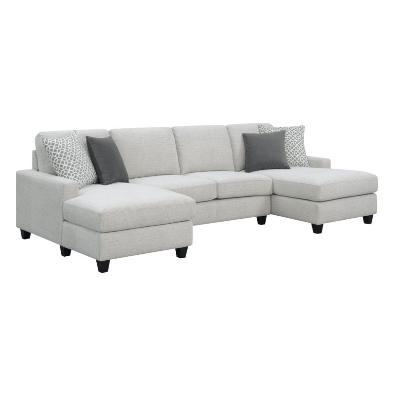 126" Wide Two Chaise Sectional