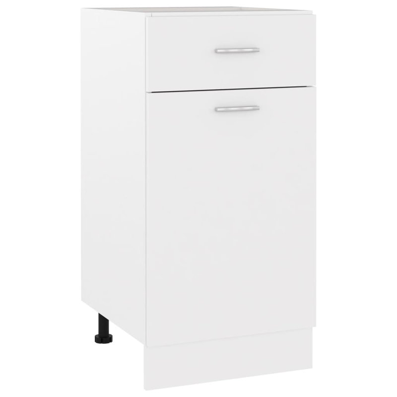 Lusiya Drawer Bottom Cabinet Lyon 40x46x81.5 cm Engineered Wood, White
