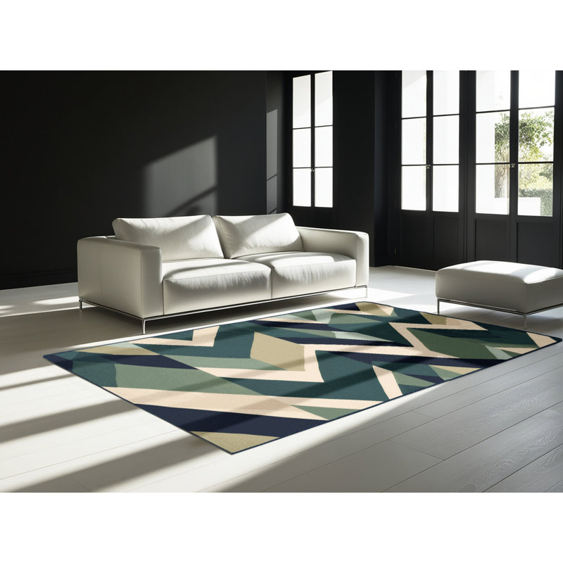 Stellar Pathway Rug, Round 4'