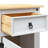 Dale vidaXL Bedside Cabinet with 1 Drawer & 1 Door, Solid Pine Wood, 20.9''x15.4''x26''-1693856699