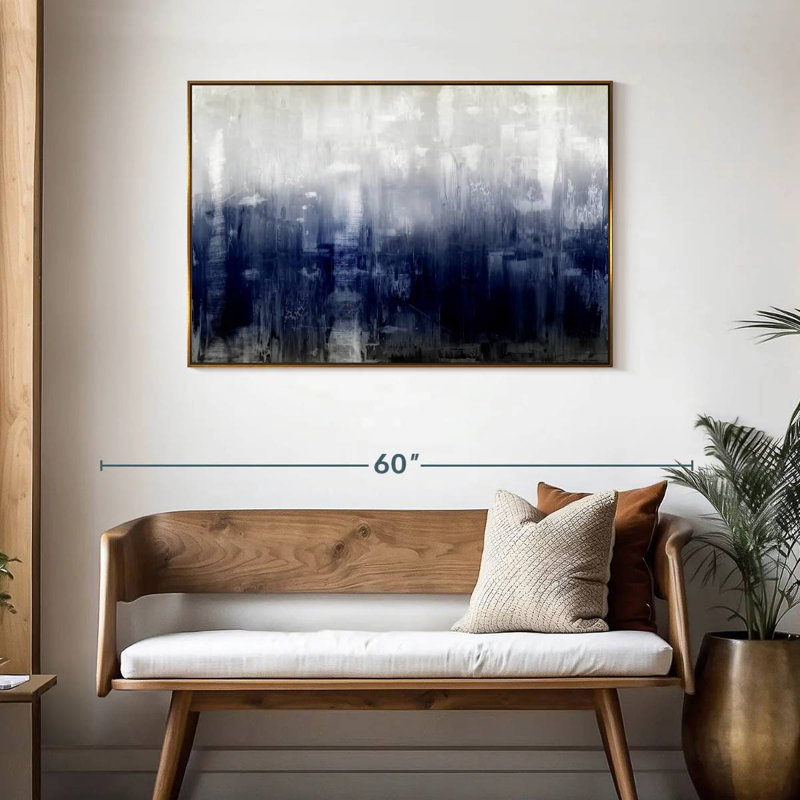 Texture, Cadre flottant doré, 43 po x 29 po