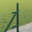Vidaxl Fence With Posts PVC-Coated Steel-116798203-116798204