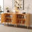 Solid Wood 2-Door Cabinet