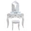 Ensemble de coiffeuse avec tabouret et miroir