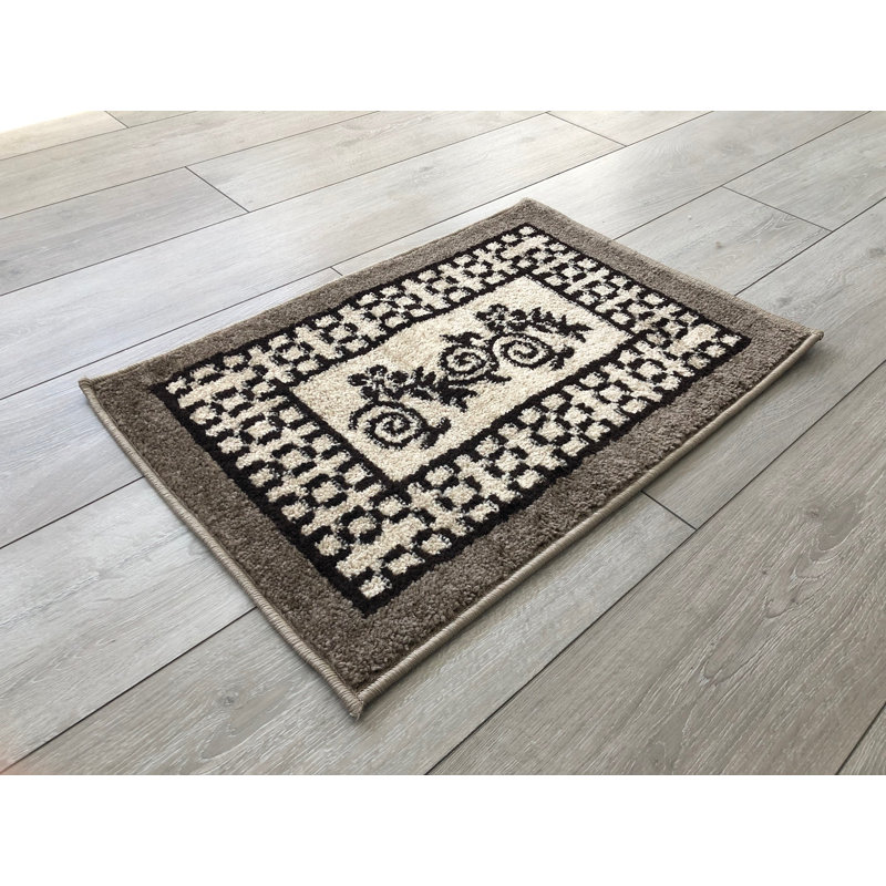 Beaulieu Non-Slip Floral Doormat, Rectangle 112 x 157cm