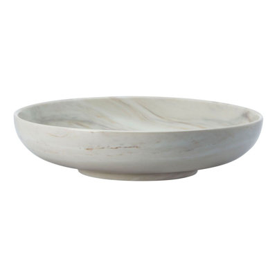 Marble Deep Coupe Plate/ Low Bowl 7" By Luzerne (Case Of 36) (Porcelain)