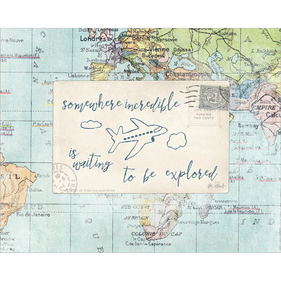 «Travel Posts IV» par Katie pertiet, art mural sur toile