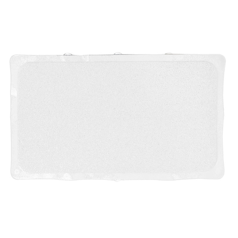 Tapis de douche Dulane Luffa, Blanc