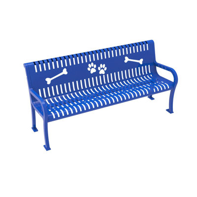 Pollitt Deluxe Steel Park Bench by Tucker Murphy Pet