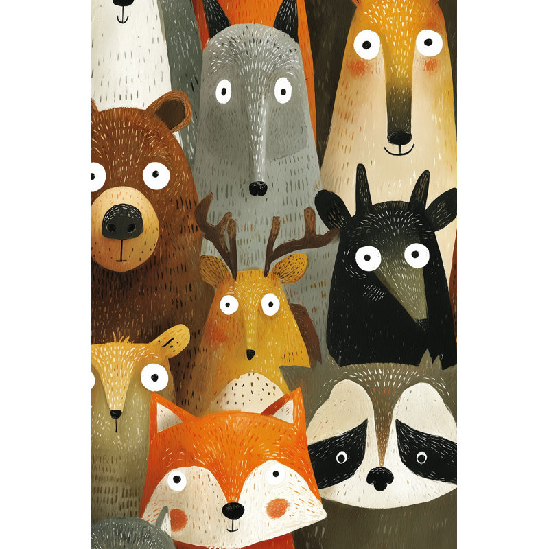 Papier peint animaux fantaisistes, Non tissé, non collé