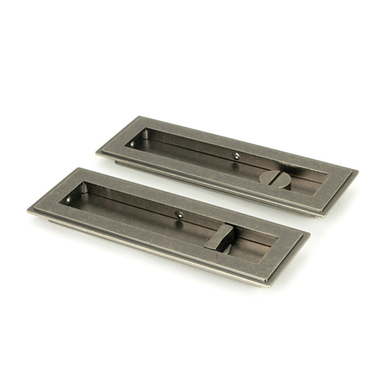 Door Accessory, 17.5cm H x 6cm W x 1.3cm D, Pewter Patina