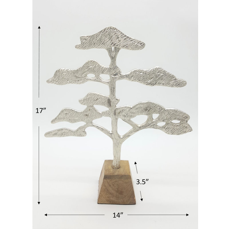Tree Sculpture , Silver