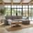 103.5" Modular Sectional Cloud Sofa With Deep Seat Couch,lattice Decored Design-1547422825-1547422820