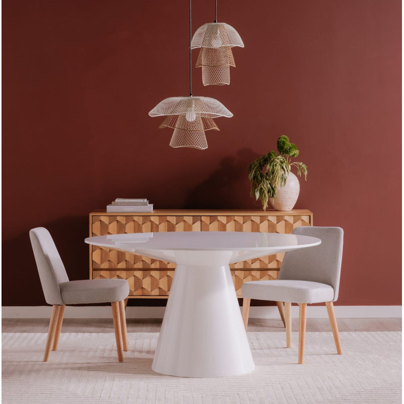 Otago Dining Table, Walnut, 29.5" H x 54" W x 54" L