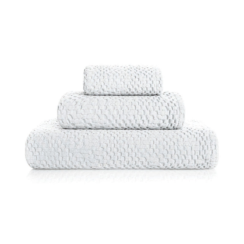 Be Vegan Waffle Washcloth, White