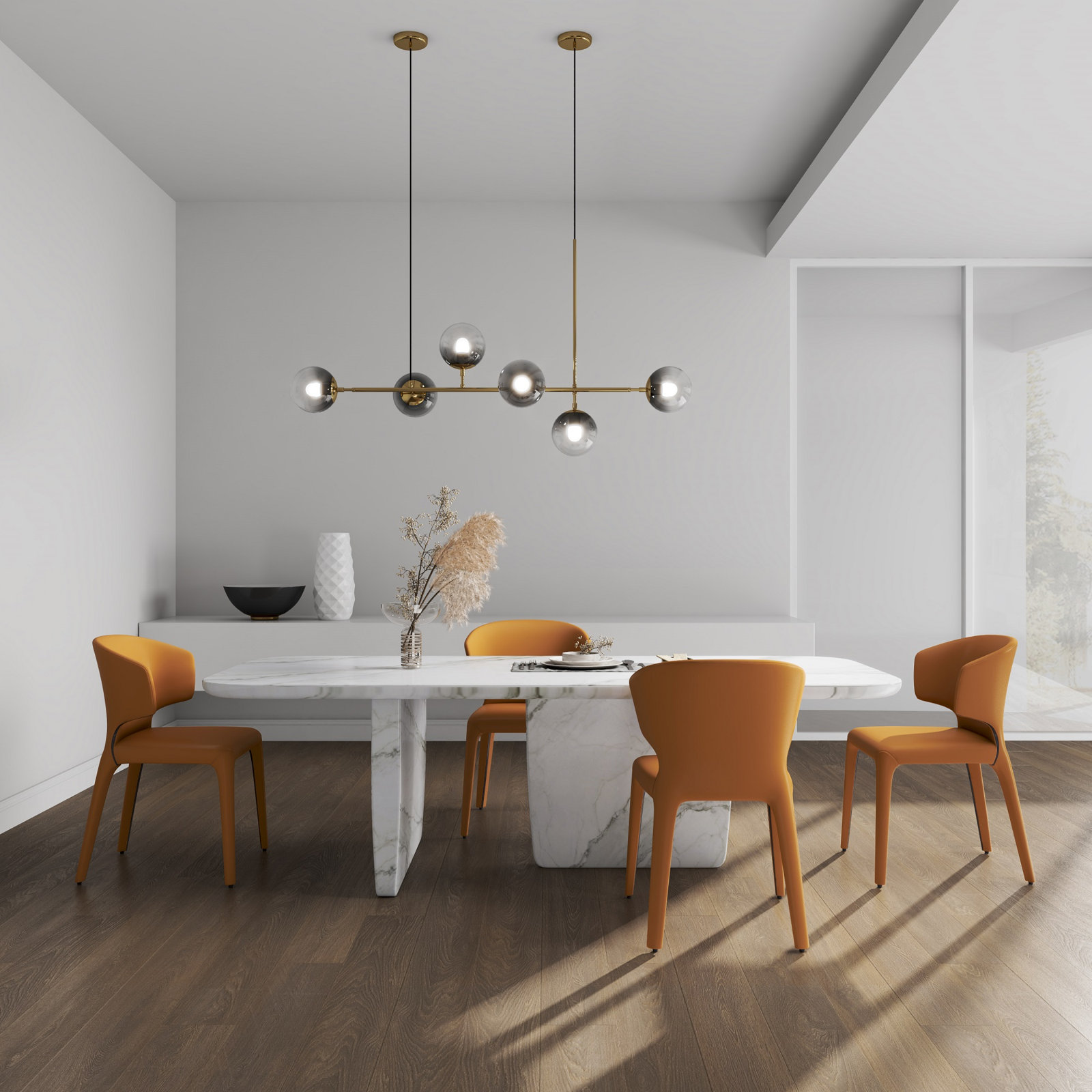 Cesar Dining Chair, Saddle
