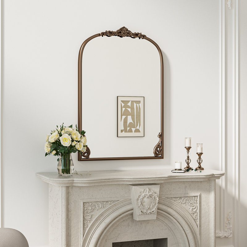  Miroir d'appoint Kalie, Or antique, 36 po x 24 po