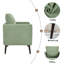 Fauteuil demi-tonneau en tissu Teddy-1283611625