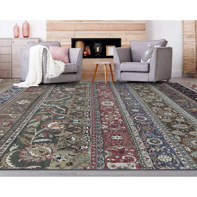 Sultanabad Wool Floral Area Rug