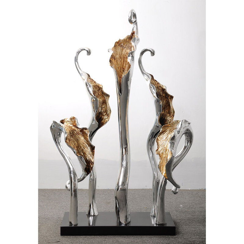 Luxury-sleek resin decorations