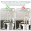 Elongated Two piece Toilet With Extra Tall Bowl, Powerful 1.28GPF Single Flush, Toilets For Seniors & Disabled