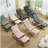 Patio Outdoor Lounge Chair with Ottoman, Comfy Sling Recliner Chair with Puffy Cushion and Foot Stool, Ideal for Living Room, Bedroom, Reading Room, Black frame with white cushion-1487112193