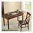 American Retro Solid Wood Desk: Classic Storage & Function-2041208799