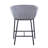 Upholstered Counter Stool with Metal Frame-73199960