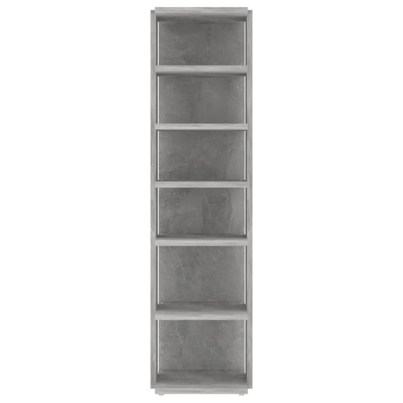 Shoe Storage, Concrete Grey, 102 cm H x 27 cm W x 27 cm D