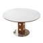 Ensemble 5 pièces de table de salle à manger extensible en pierre frittée 47,2 po avec 4 chaises rembourrées