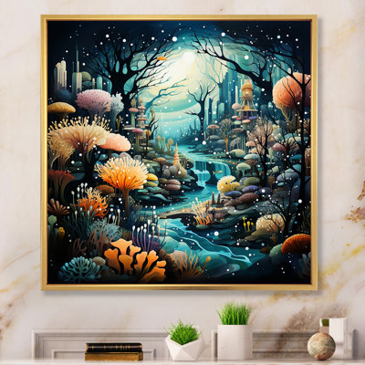 «Coral Mistic Underwater Kingdom II - Fantasy», art mural