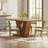 47.24" Walnut Brown Dining Table