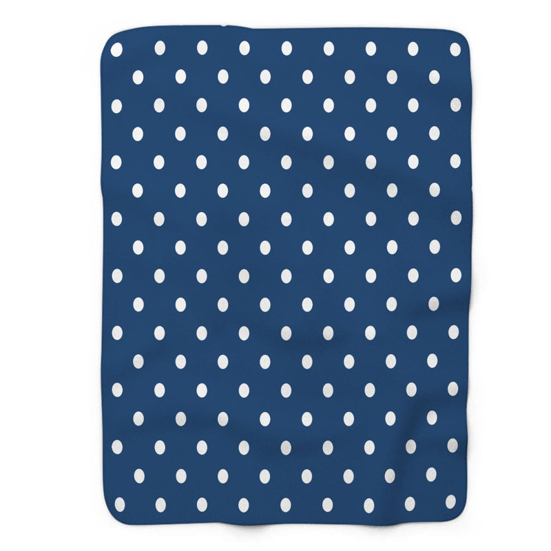 Bleu marine - Couverture 1 pièce Sherpa de qualité supérieure 0165, L 60 po x L 80 po