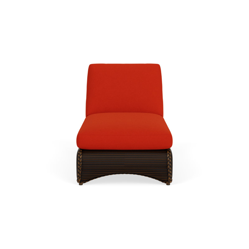 Loom Outdoor Chaise Lounge, Mink, Fife Sahara