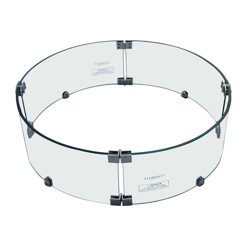 Couvercle de foyer d'extérieur Lunar, H 7 po x l 30 po x P 30 po