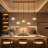 Abner Metal Pendant with Bark-Textured Glass Shades-1188212124