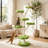 71" Modern Petal Cat Tree Tower With Multi-Layer Platforms & Scratching Posts – Green-123029081