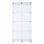 Armoire vitrée à 2 portes avec 4 lumières DEL