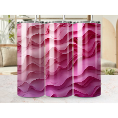 Choose Handmade Tumblers 591 mL Vacuum Insulated Stainless Steel (18/8) Travel Tumbler with Straw