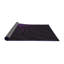 Laine tissée à la machine abstraite et polyester mauve/noir Tapis décoratif-902177908