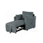 Chaise d'appoint moderne rembourrée avec fausse fourrure moelleuse et conception ergonomique et confortable.-1556410521