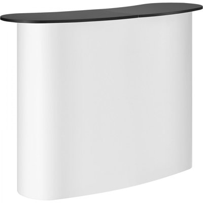 Table de présentation portative, 51,18 po x 18,31 po x 37,4 po, avec support d'exposition