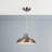 1-Light Industrial Style Pendant Light Fixture