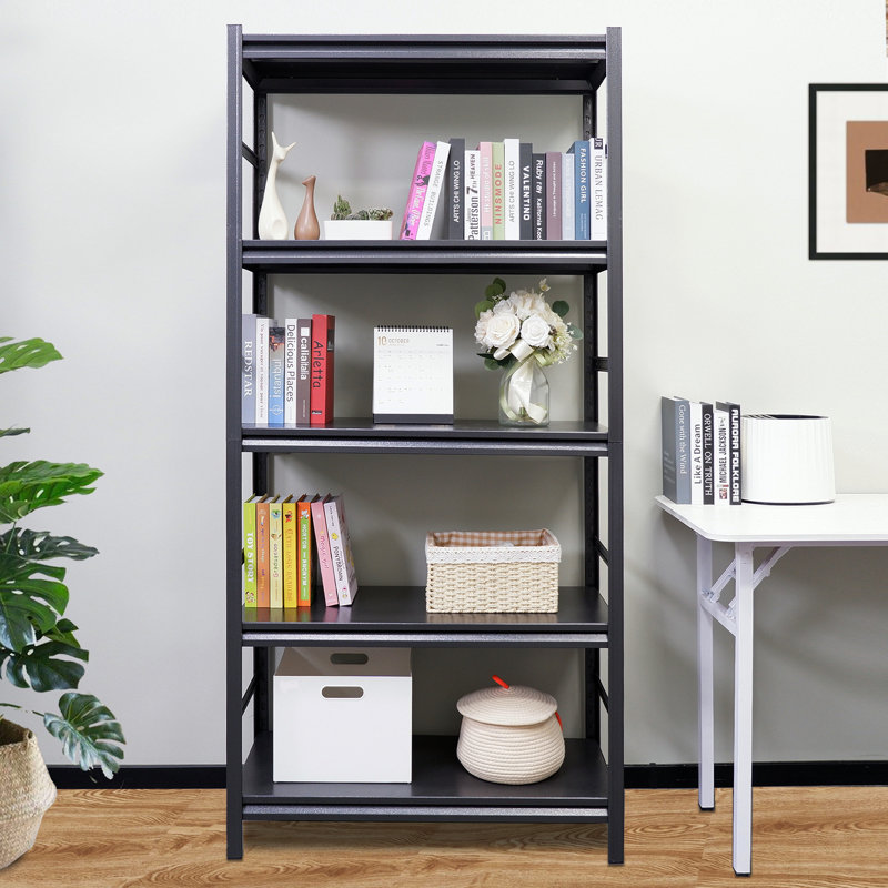 Étagère de rangement 5 niveaux, Gris foncé, H 72 po x l 47,2 po x P 23,6 po