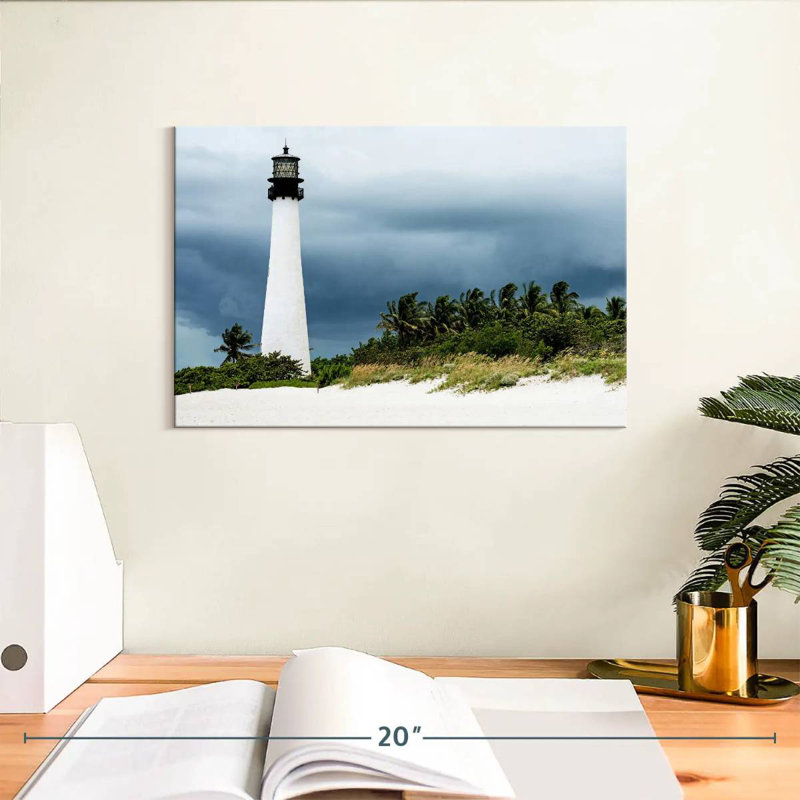 Key biscayne lighthouse Aletra, H 8 po x l 12 po