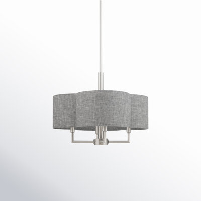 Vino Metal Dimmable Drum Chandelier