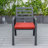 Letendre 9-Piece Outdoor Dining Set Rectangular Dining Table with Slats and 8 Arm Chairs in Aluminum-94345645